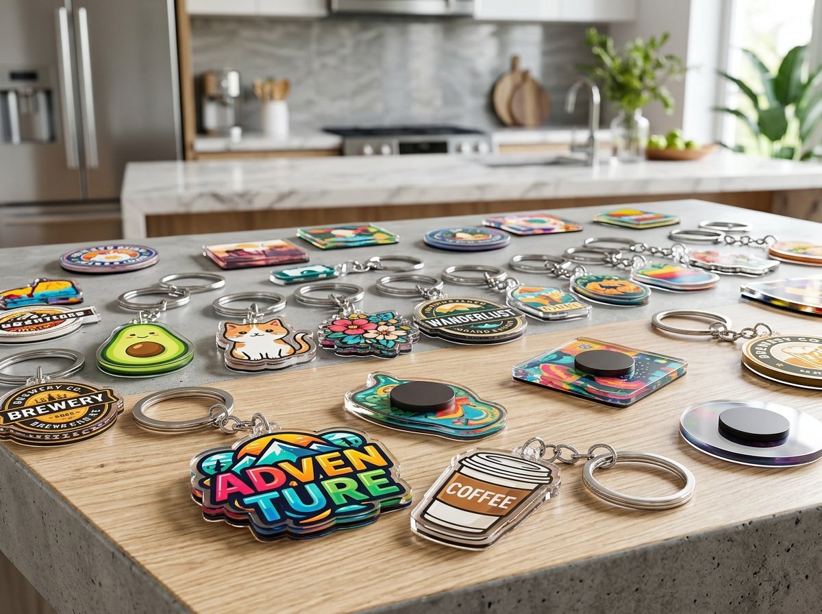 Custom Acrylic Photo Frame with Standoffs